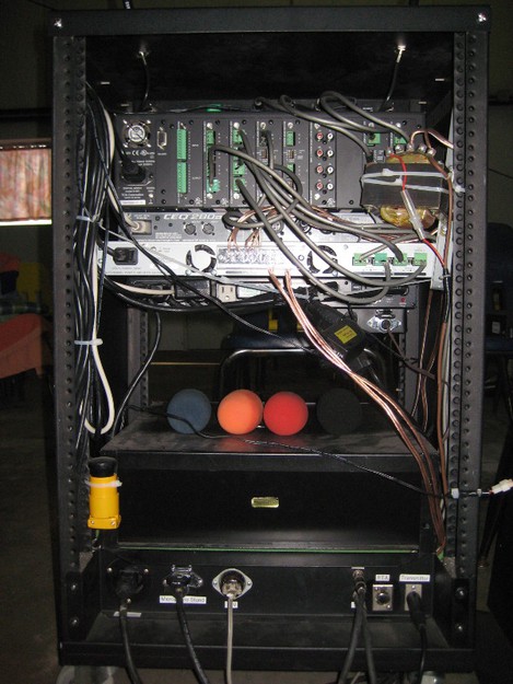 Sound system, rear view