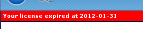 Expired license