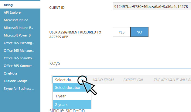 Generate client key